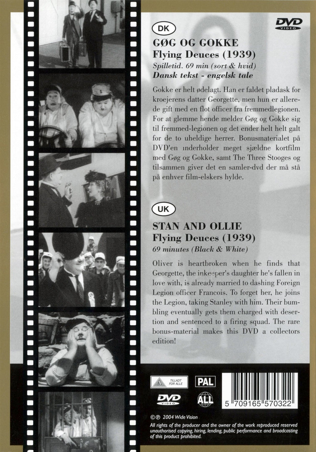 Gøg og Gokke Flying Deuces (DVD)