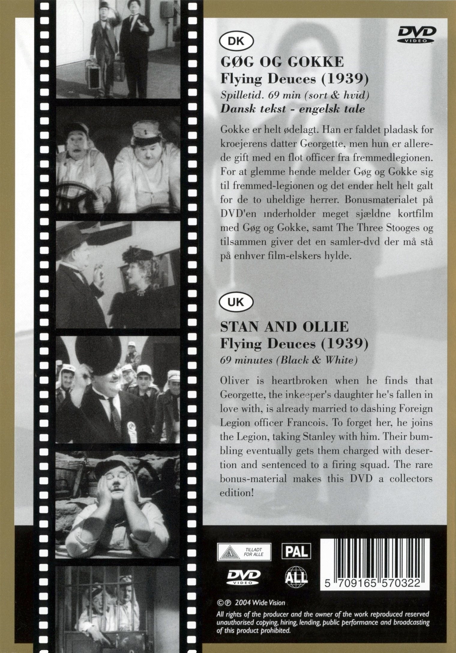 Gøg og Gokke Flying Deuces (DVD)
