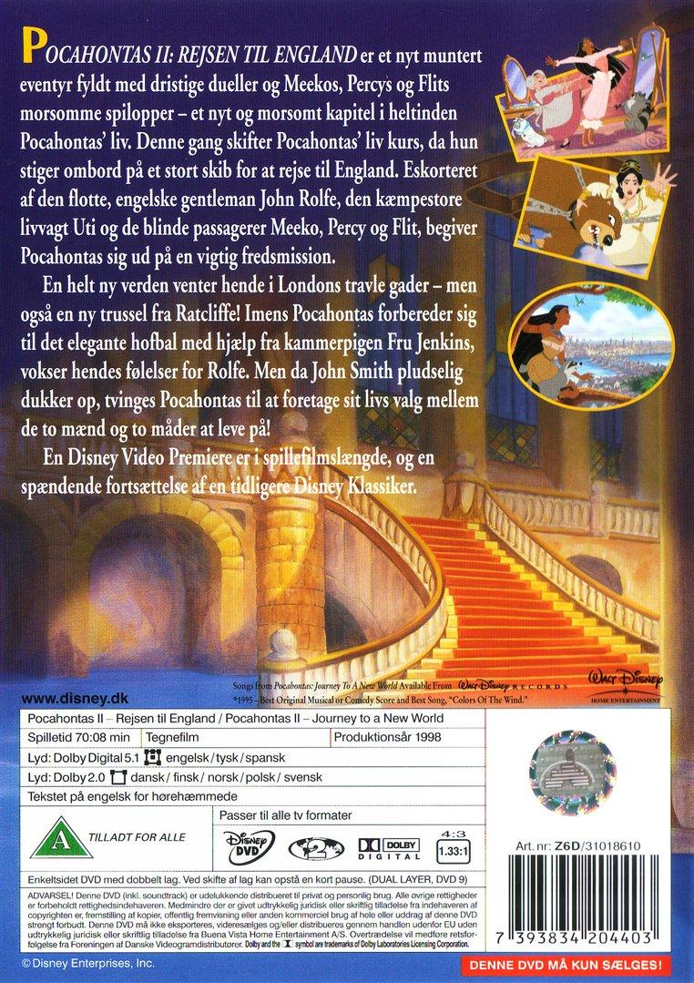 Pocahontas II: Rejsen Til England (DVD)