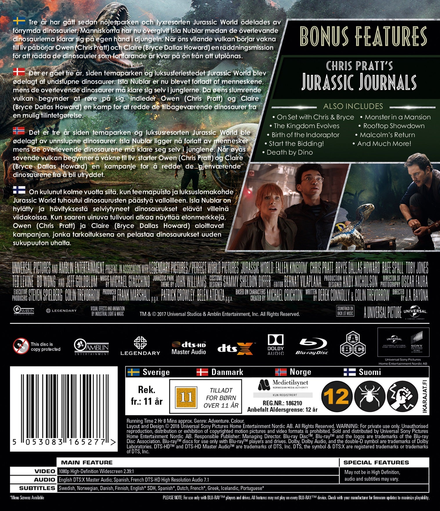 Jurassic World: Fallen Kingdom (Blu-ray)