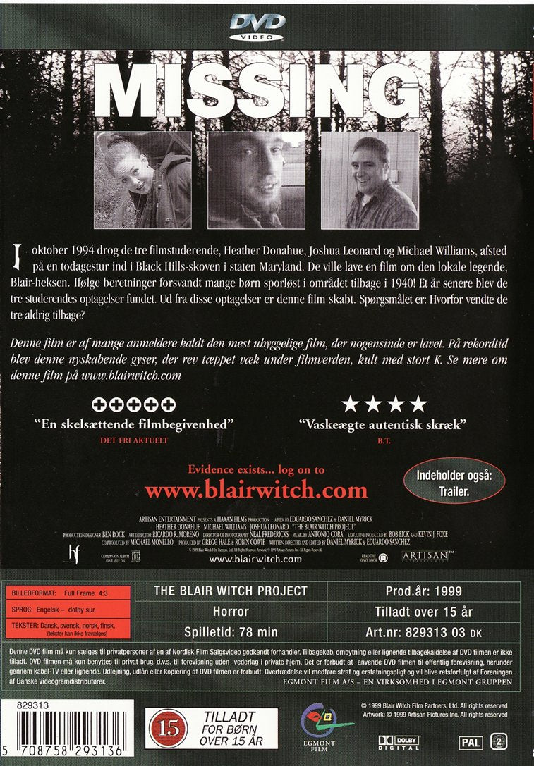 The Blair Witch Project (DVD)
