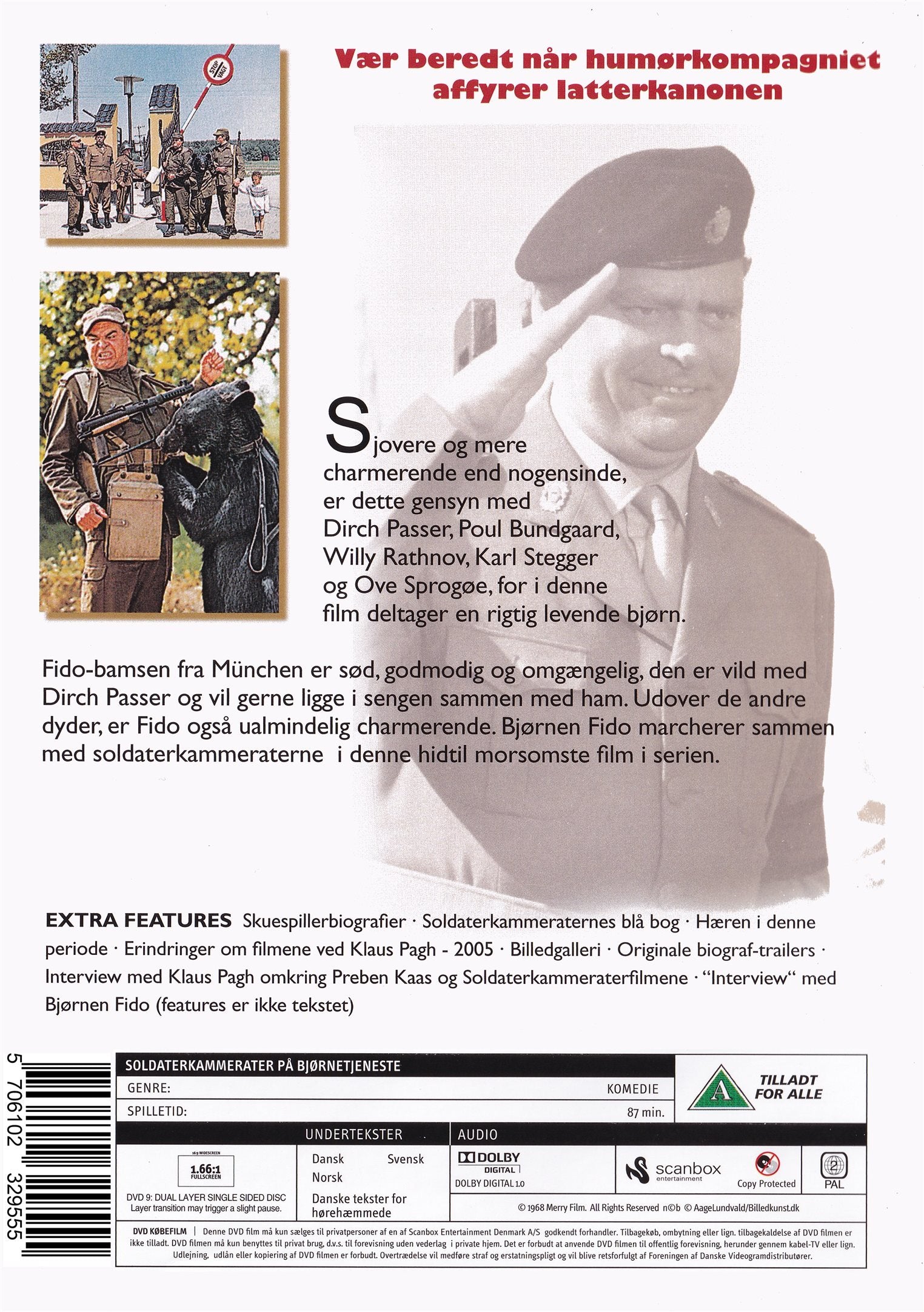 Soldaterkammerater På Bjørnetjeneste (DVD)