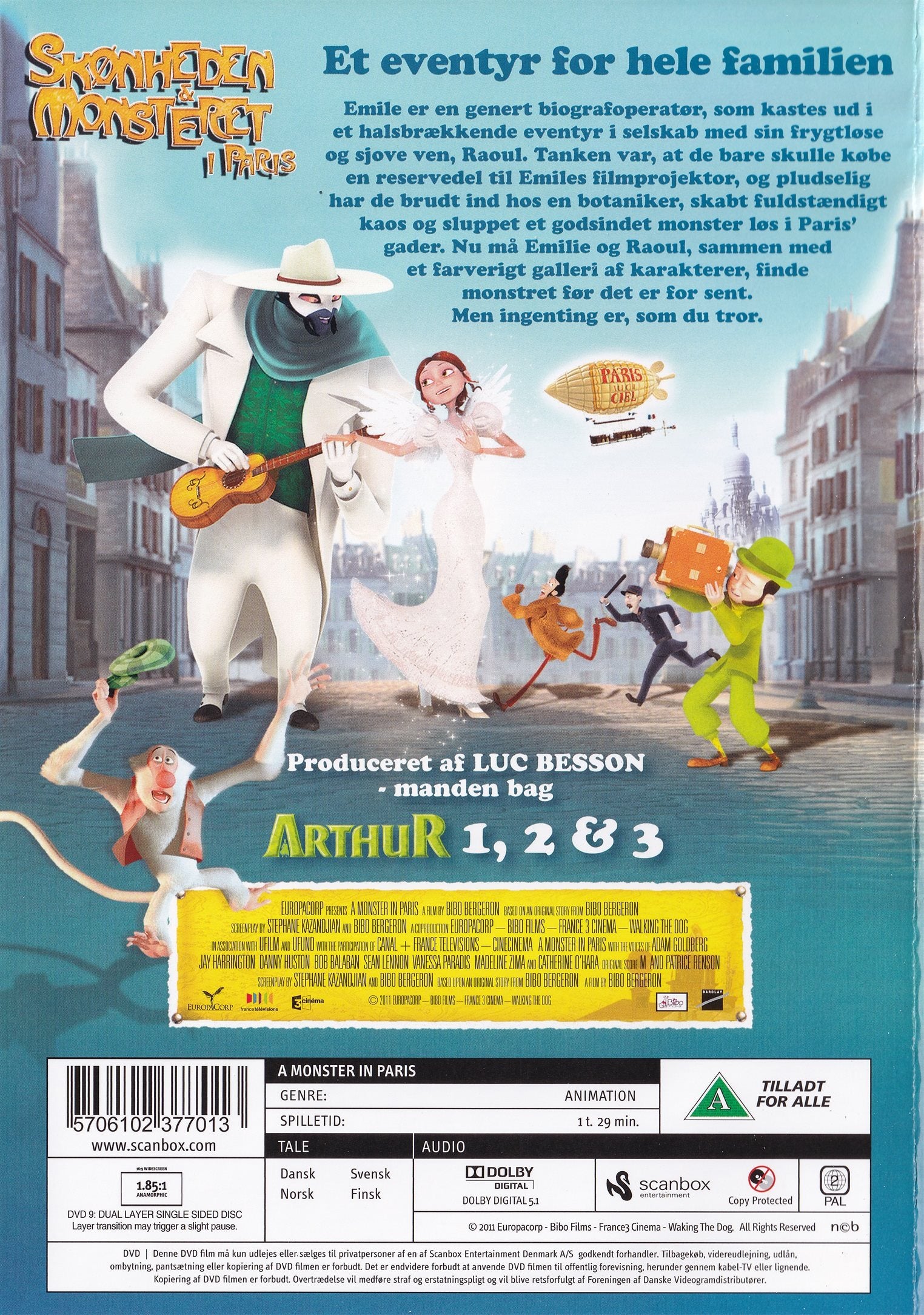 Skønheden & Monsteret I Paris (DVD)