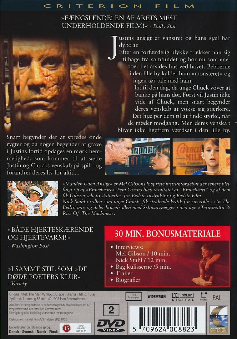 Manden uden ansigt (DVD)