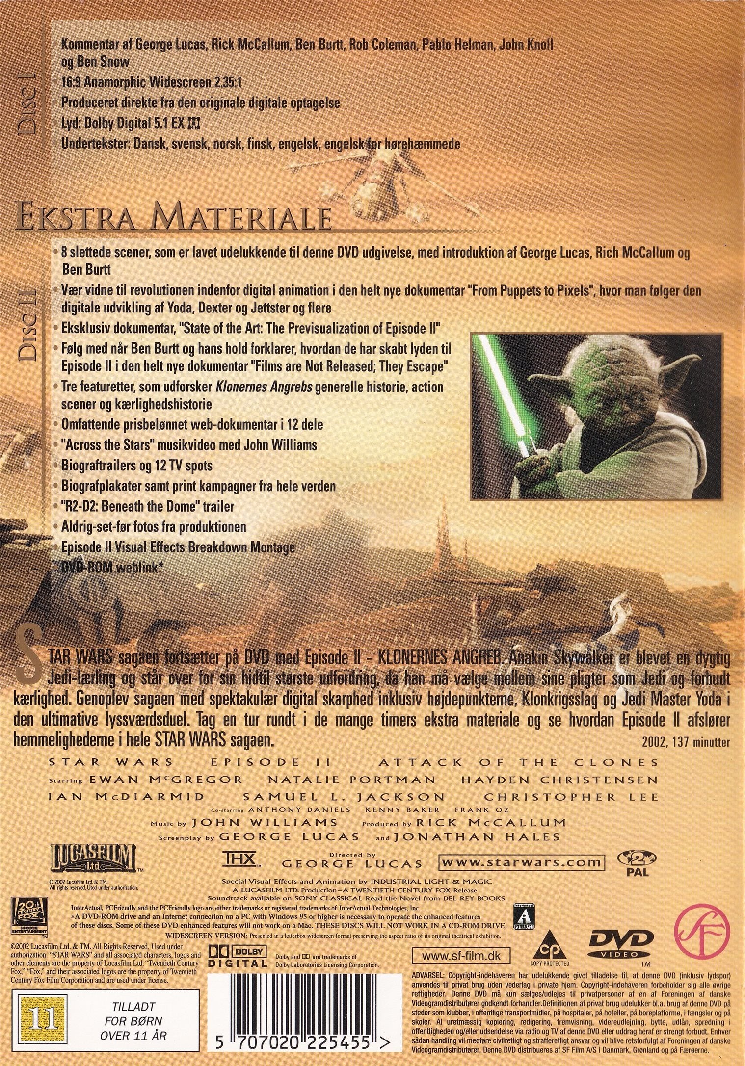 Star Wars II: Klonernes angreb (DVD)