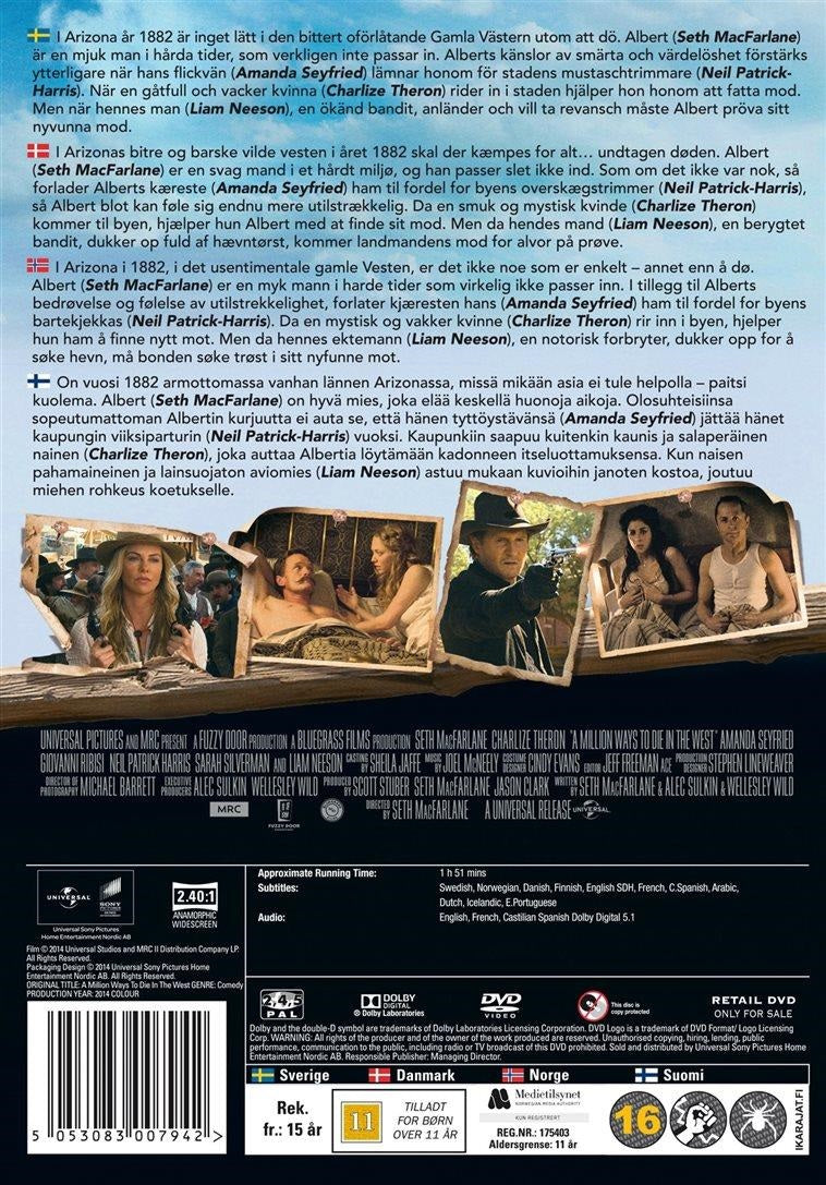 A Million Ways to Die in the West (DVD)