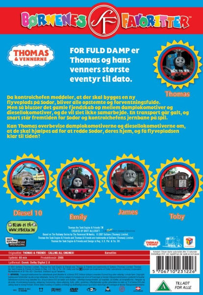 Thomas og vennerne - For fuld damp (DVD)