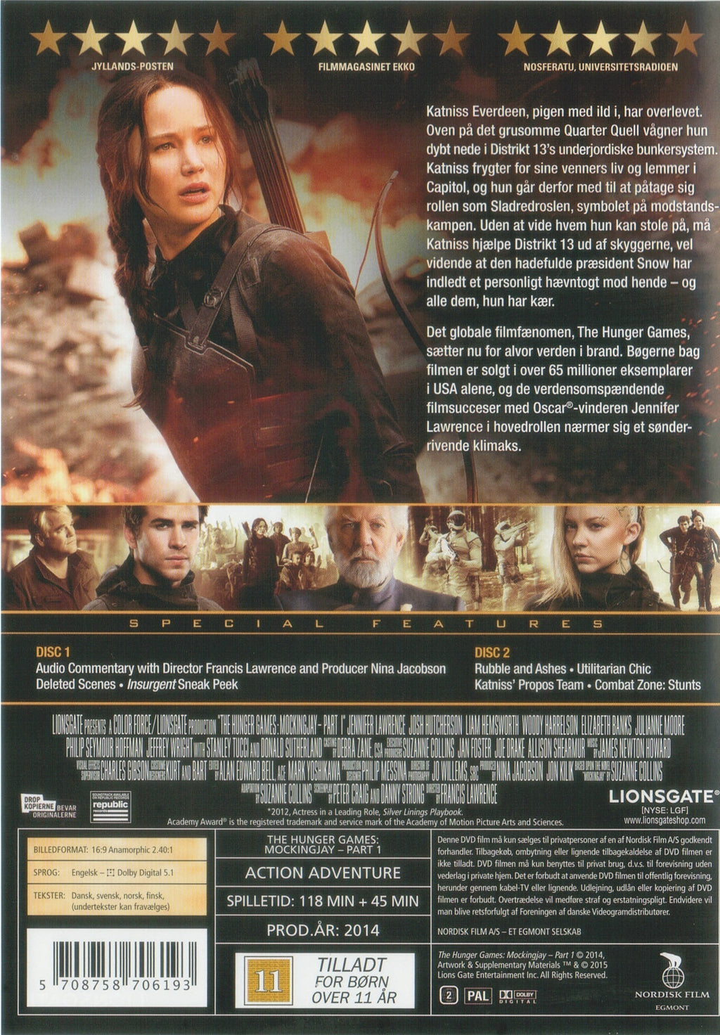 The Hunger Games: Mockingjay - Part 1 (DVD)
