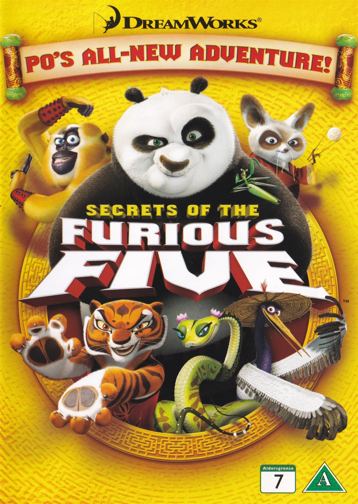 Kung Fu Panda Secrets of the Furious Five (DVD)