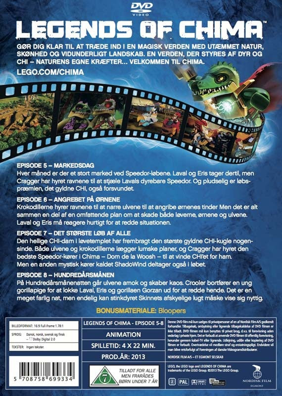 LEGO: Legends of Chima - Episode 5-8 (DVD)