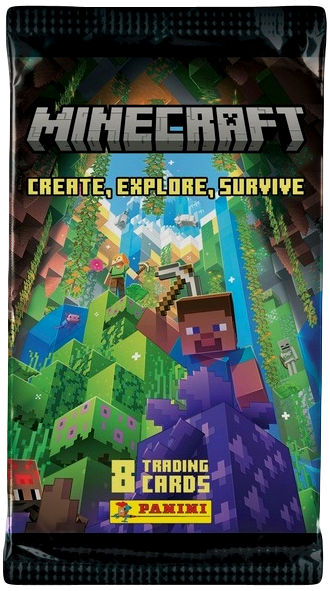 Panini Minecraft - Series 3: Create, Explore, Survive Trading Cards - Booster Pack