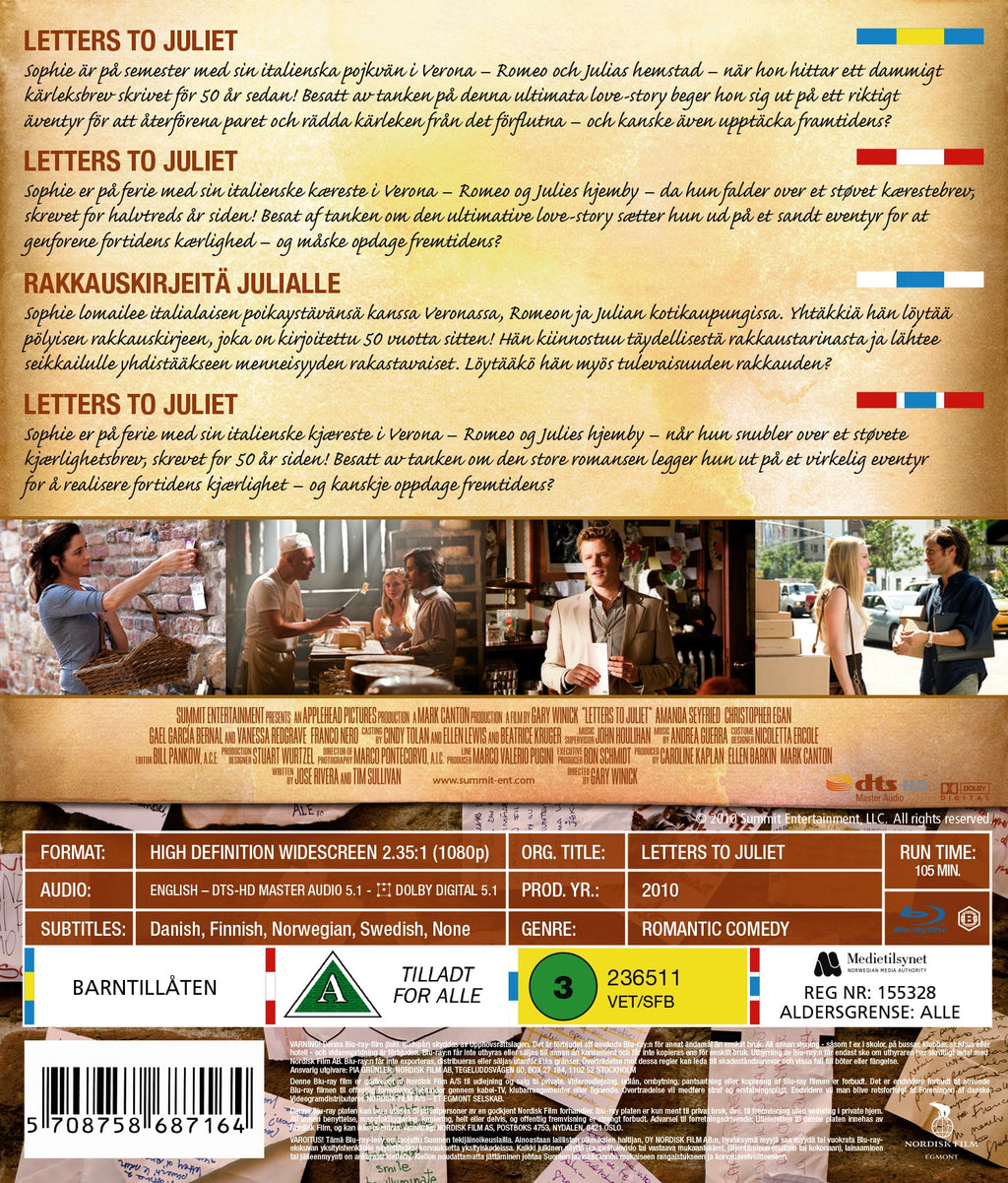 Letters to Juliet (Blu-ray)