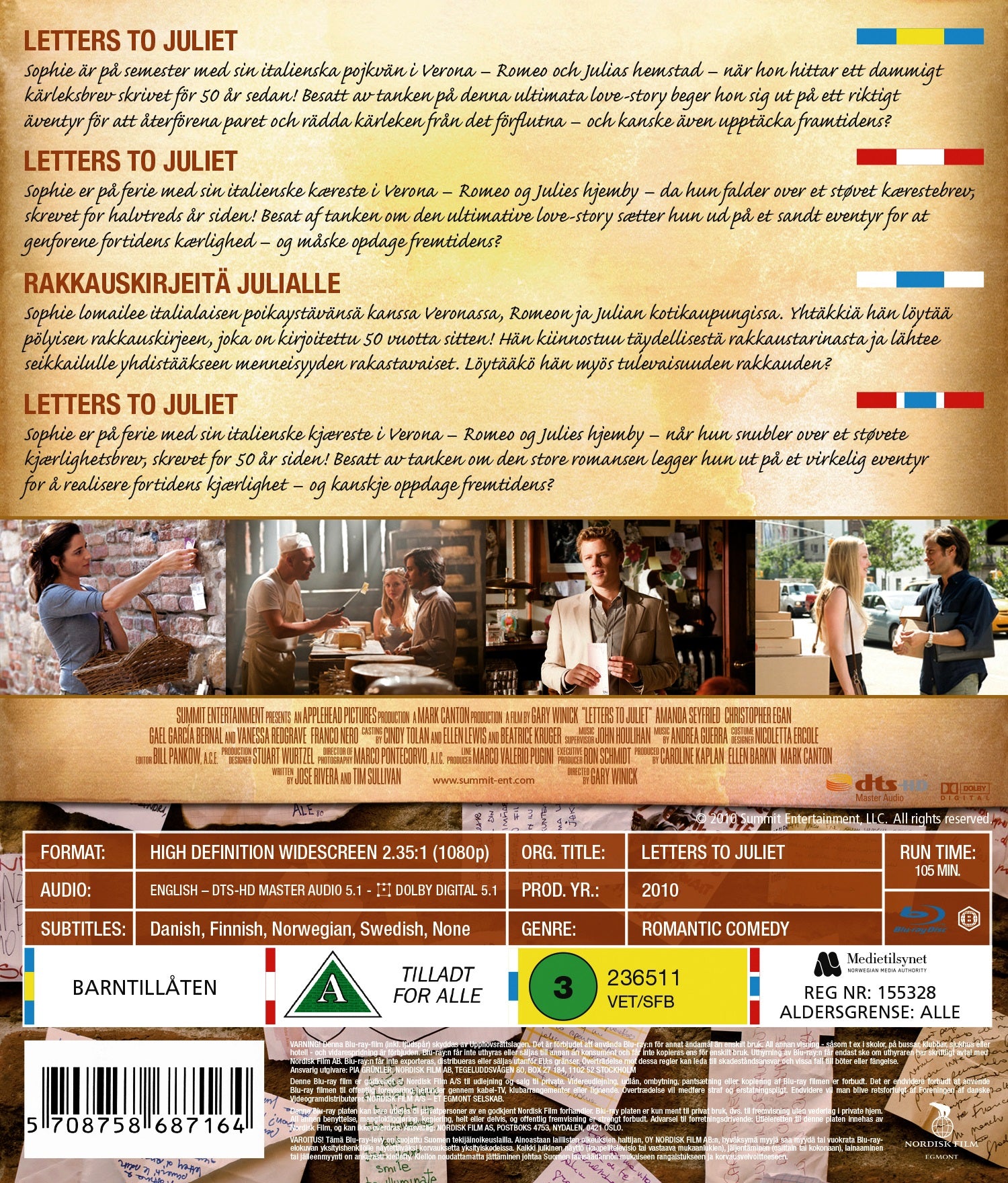 Letters to Juliet (Blu-ray)