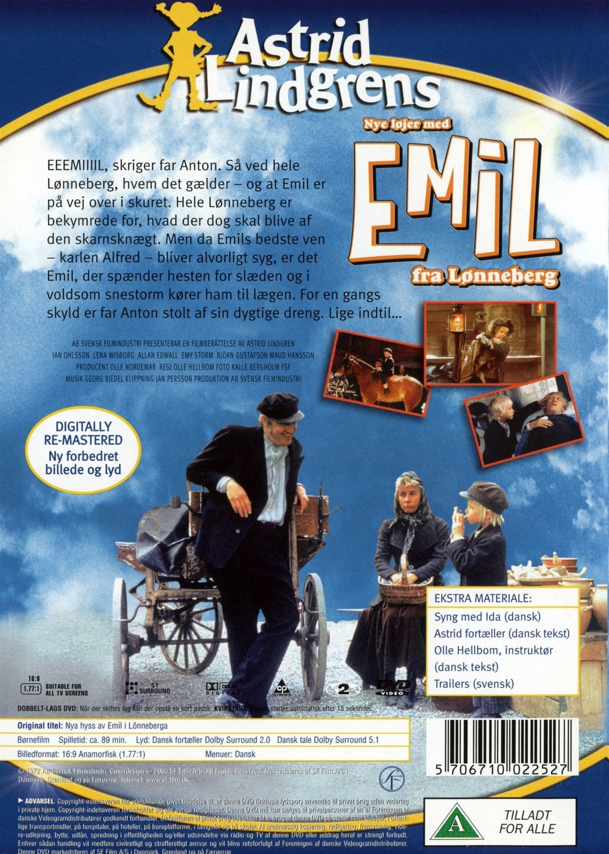 Nye løjer med Emil fra Lønneberg (DVD)