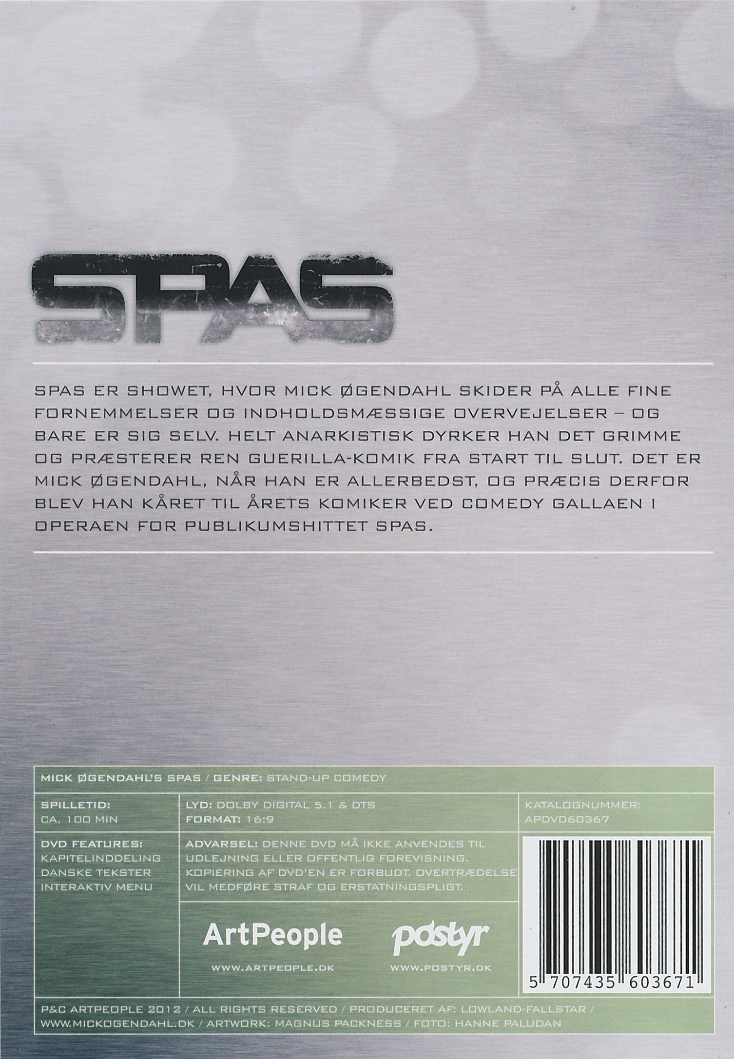 Mick Øgendahl's: SPAS (DVD)