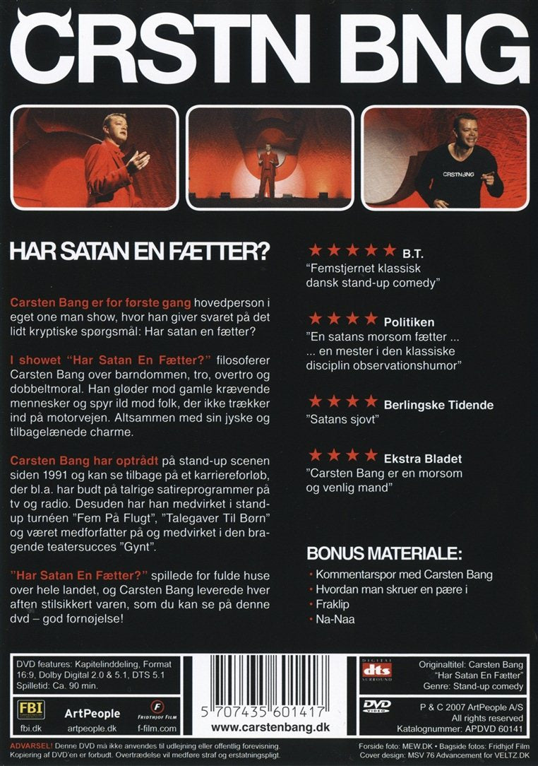 CRSTN BNG: Har satan en fætter (DVD)
