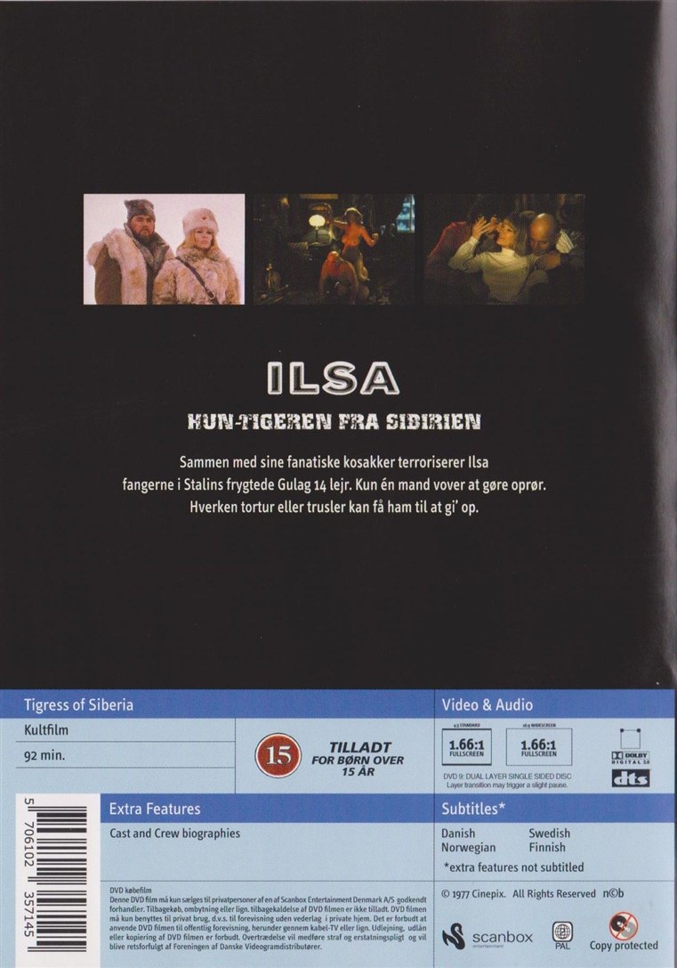 Ilsa: Hun-Tigeren fra Sibirien (DVD)
