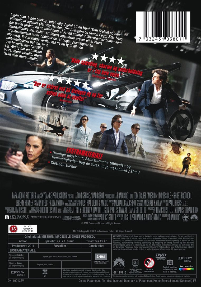 Mission: Impossible: Ghost Protocol (DVD)