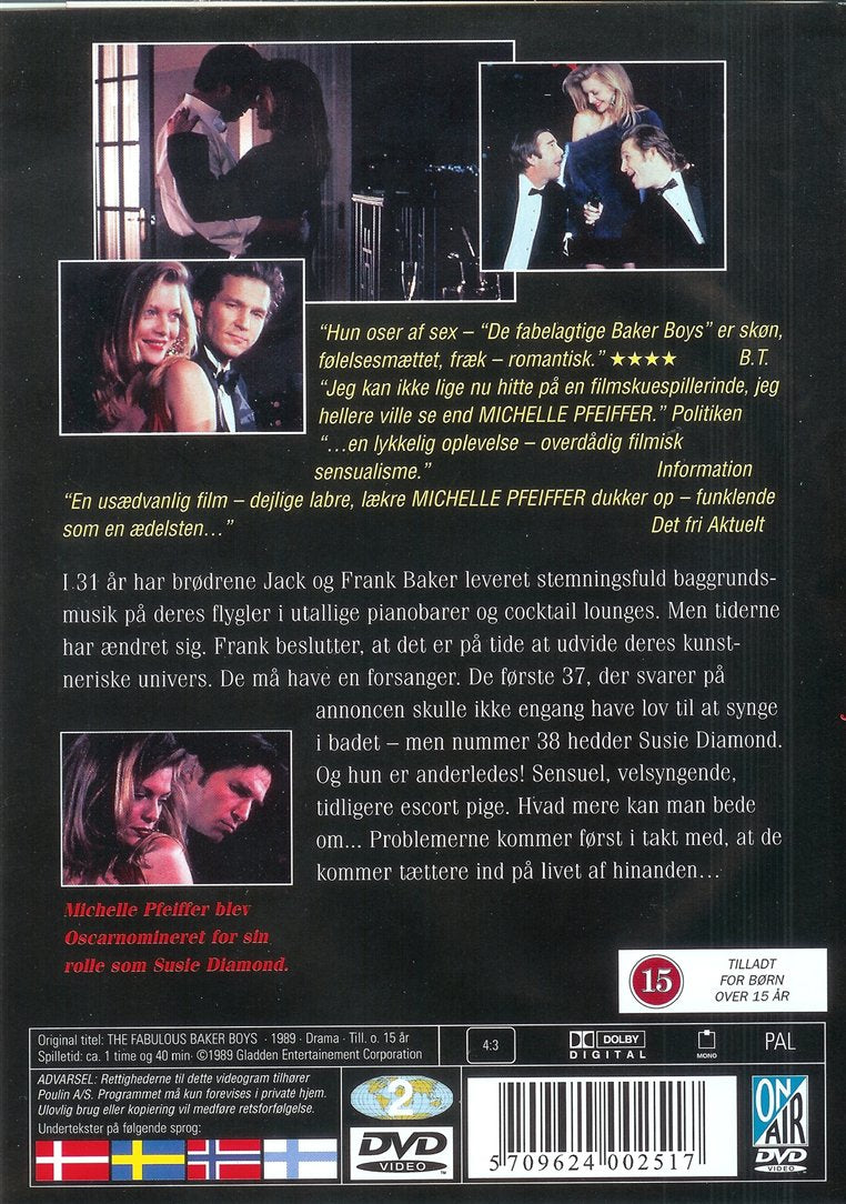 De Fabelagtige Baker Boys (DVD)