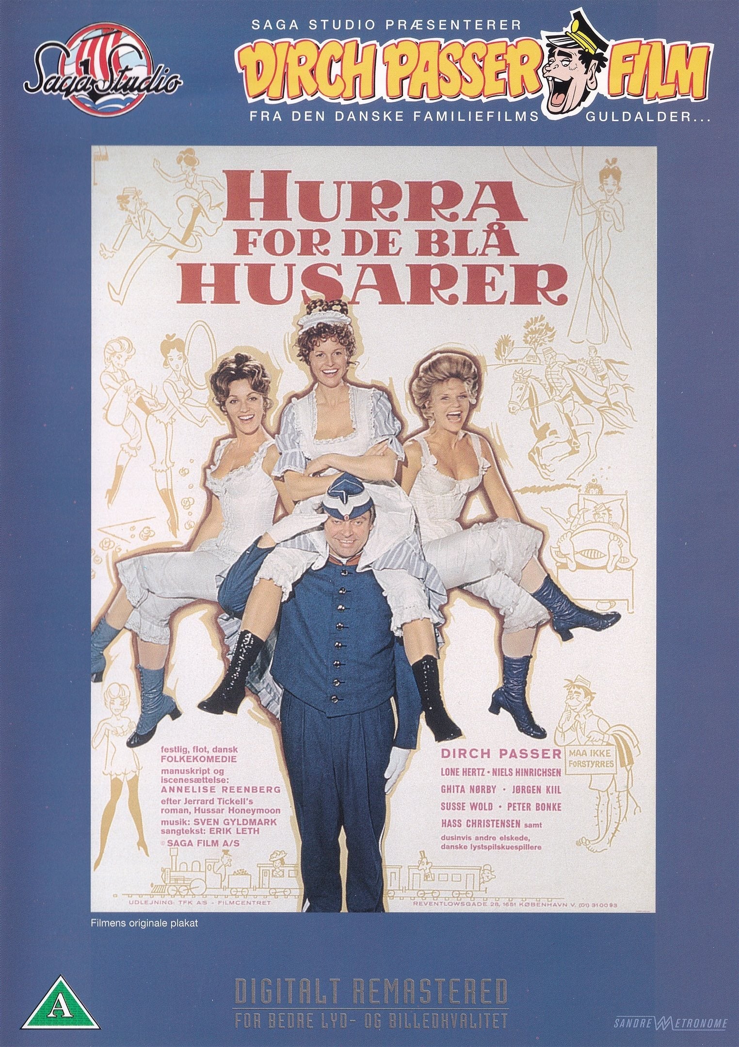 Hurra for de blå husarer (DVD)