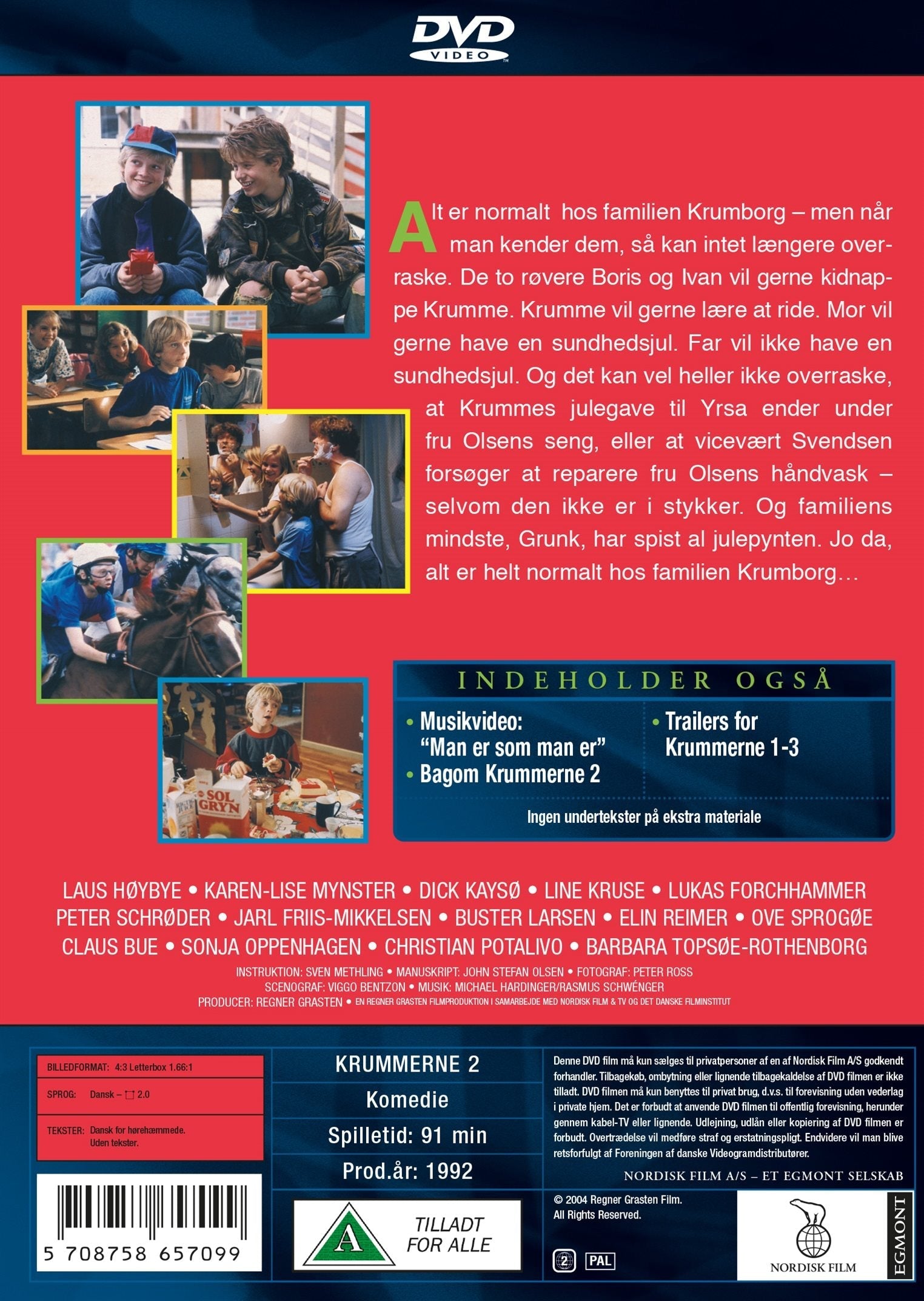 Krummerne 2: Stakkels Krumme! (DVD)