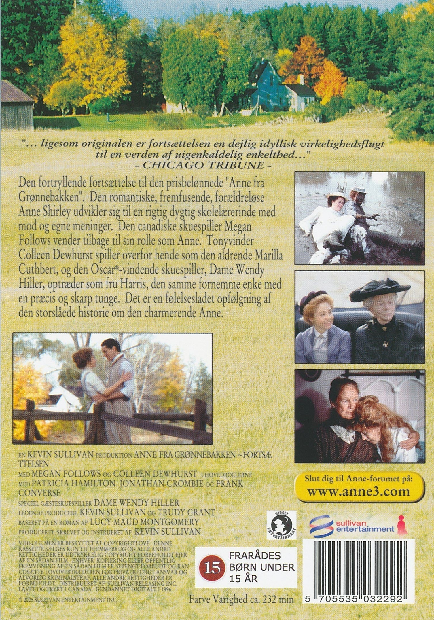 Anne Fra Grønnebakken - 2 Fortsættelsen (DVD)