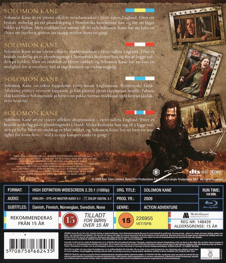 Solomon Kane (Blu-ray)