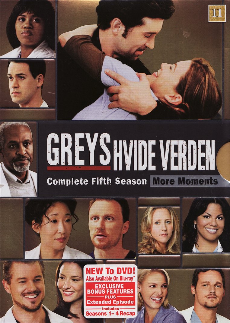 Greys hvide verden Complete Fift Season (DVD)