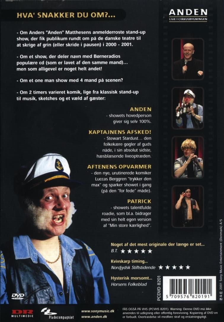 Hva' Snakker Du Om? - Anden Live i Cirkusbygningen (DVD)