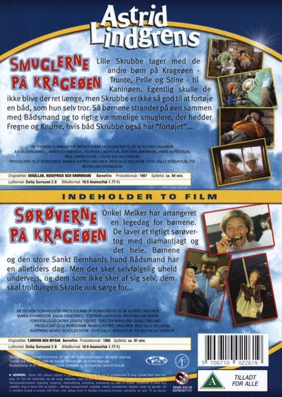 Smuglerne på Krageøen / Sørøverne på Krageøen (DVD)