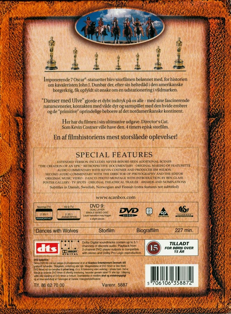 Danser med Ulve (DVD)