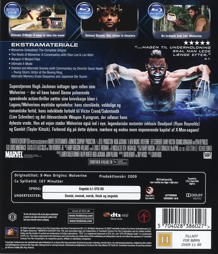 X-Men Origins: Wolverine (Blu-ray)
