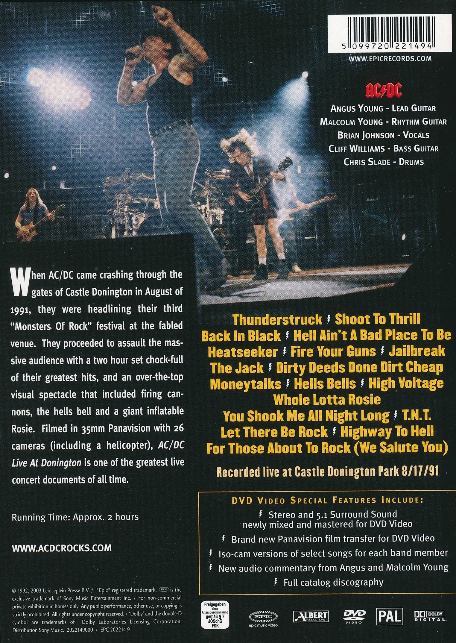 AC/DC: Live at Donington (DVD)