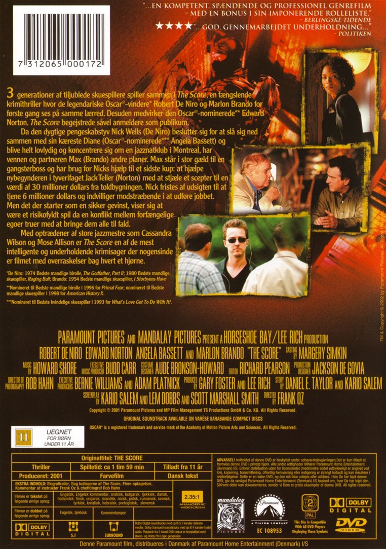 The Score (DVD)