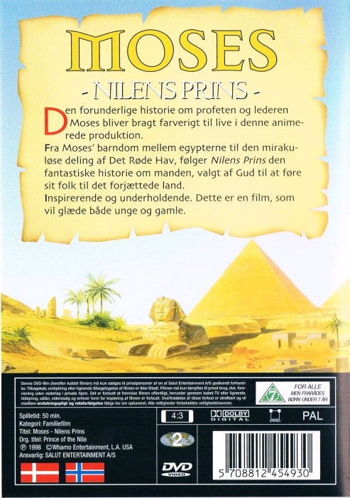 Moses - Nilens prins (DVD)