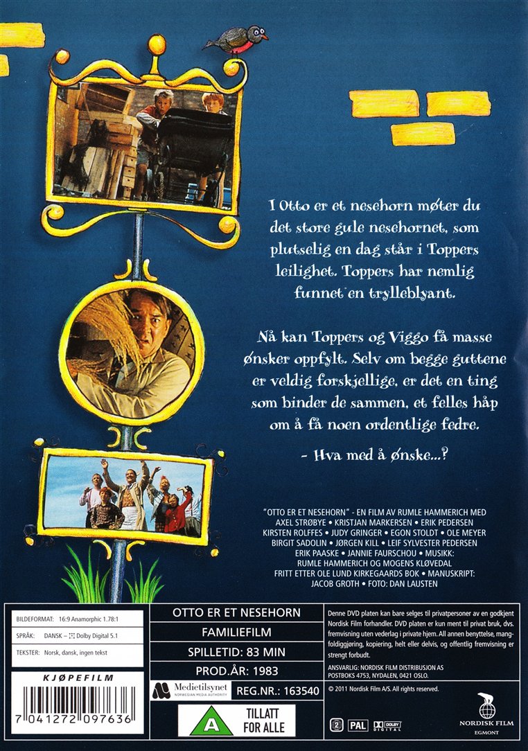 Otto er et nesehorn (DVD)