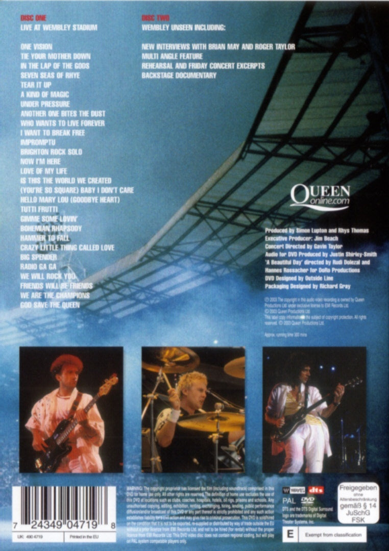 Queen Live At Wembley Stadium (DVD)