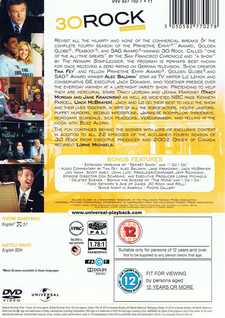 30 Rock: Season 4 (DVD)