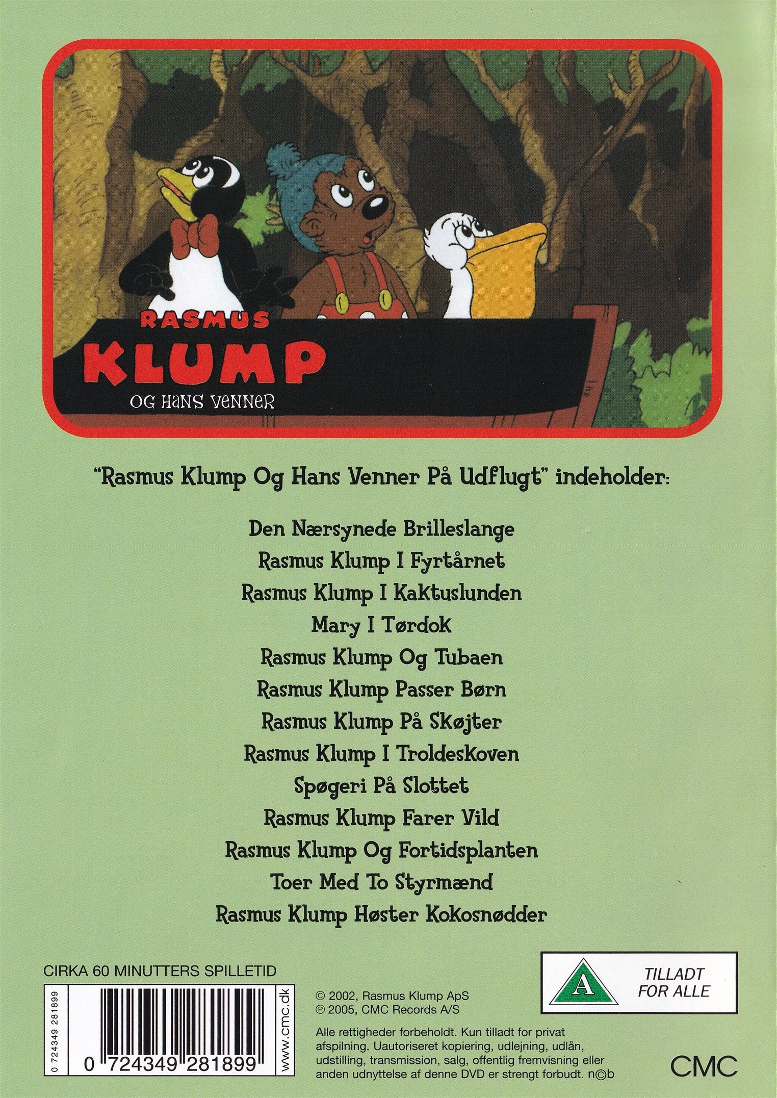 Rasmus Klump og hans venner: På udflugt (DVD)