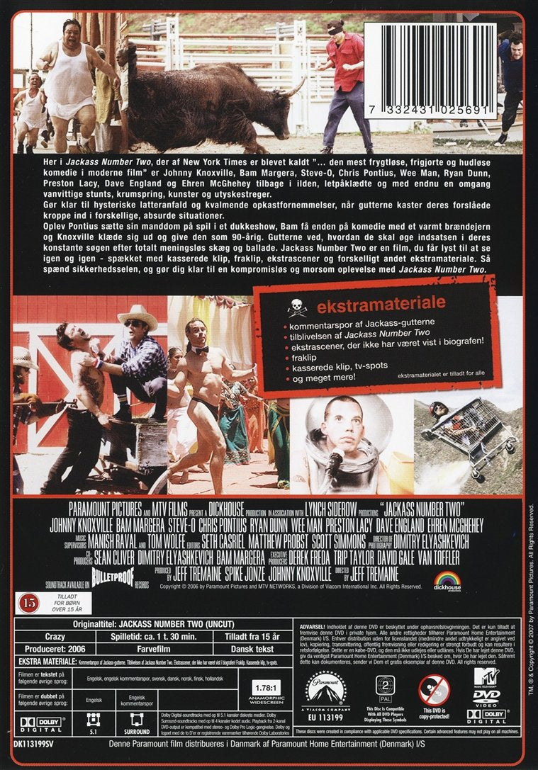 Jackass Number Two: The Movie (DVD)