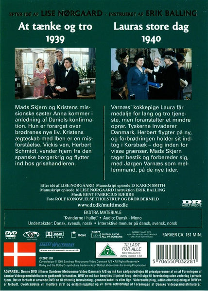 Matador: At tænke og tro & Lauras store dag 1939-40 - Episode 15 & 16 (DVD)