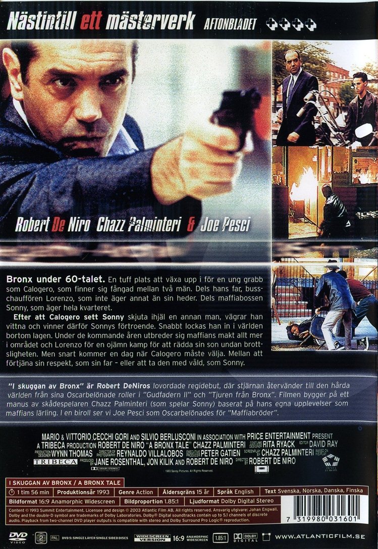 I skuggan av Bronx (DVD)