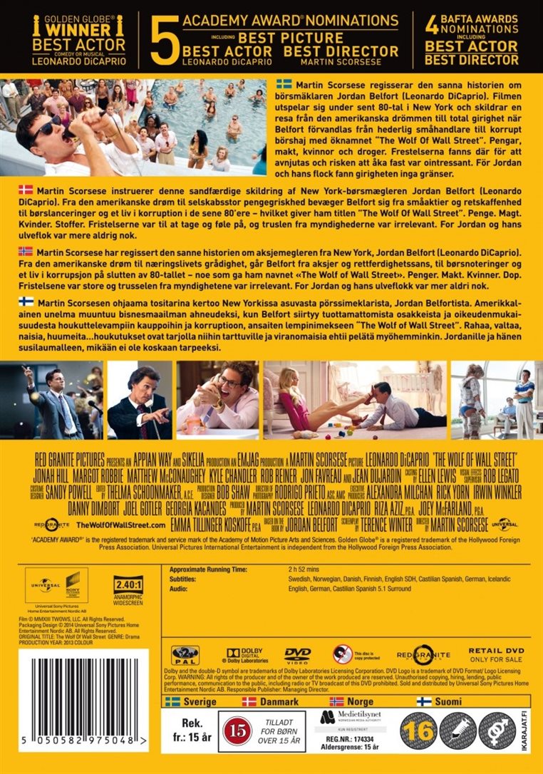 The Wolf of Wall Street (DVD)