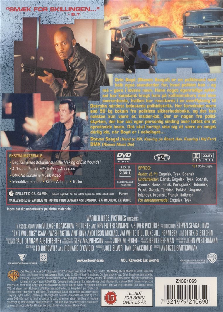 Exit Wounds: Skudhuller (DVD)
