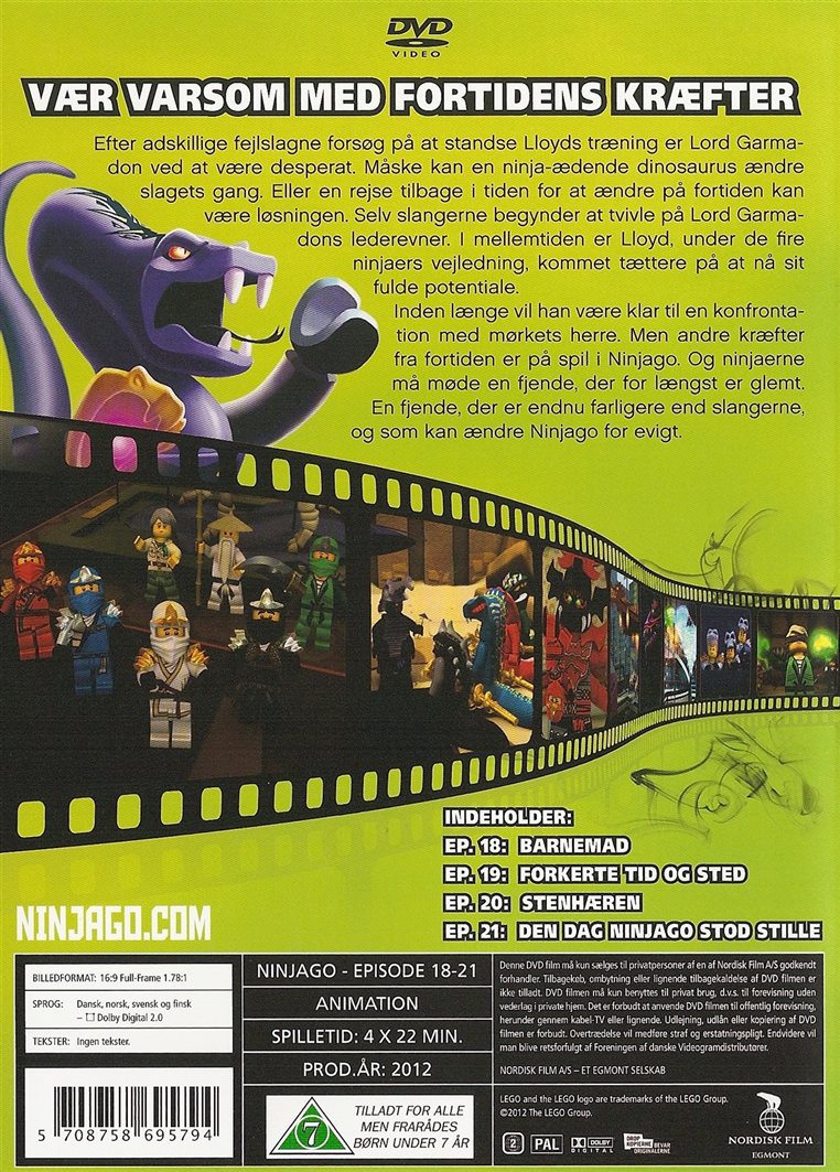 Ninjago: Masters of Spinjitzu: Episode 18-21 (DVD)