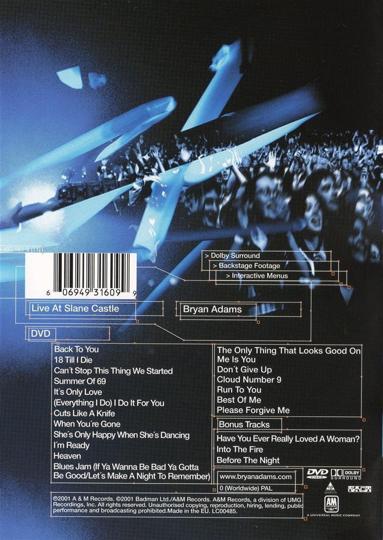 Bryan Adams: Live at Slane Castle (DVD)