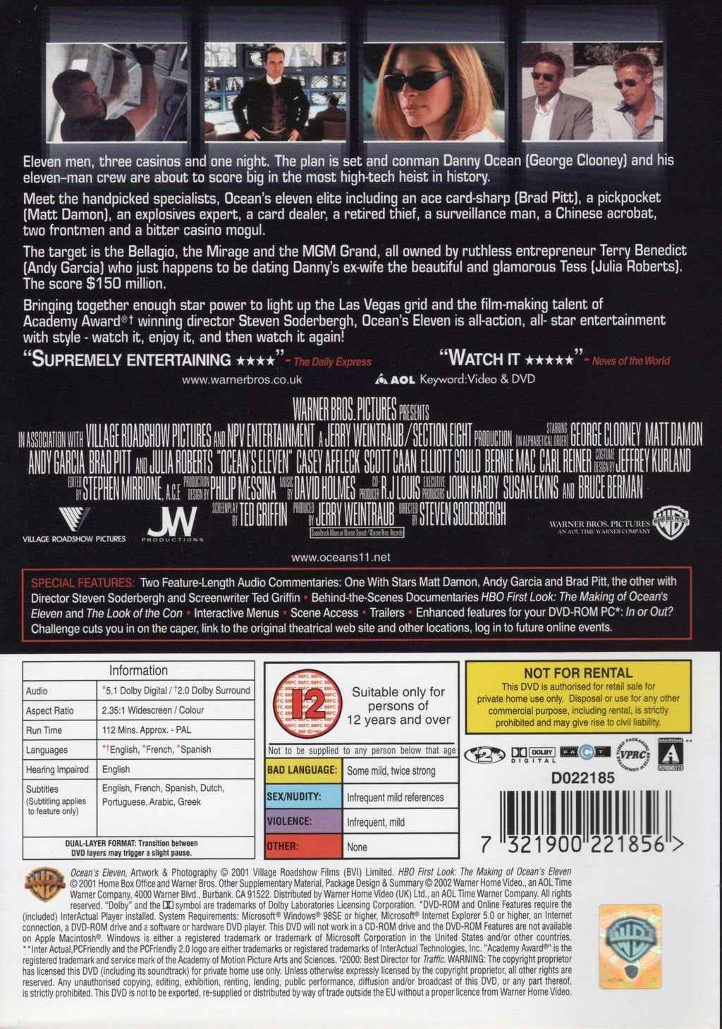 Ocean's Eleven (DVD)
