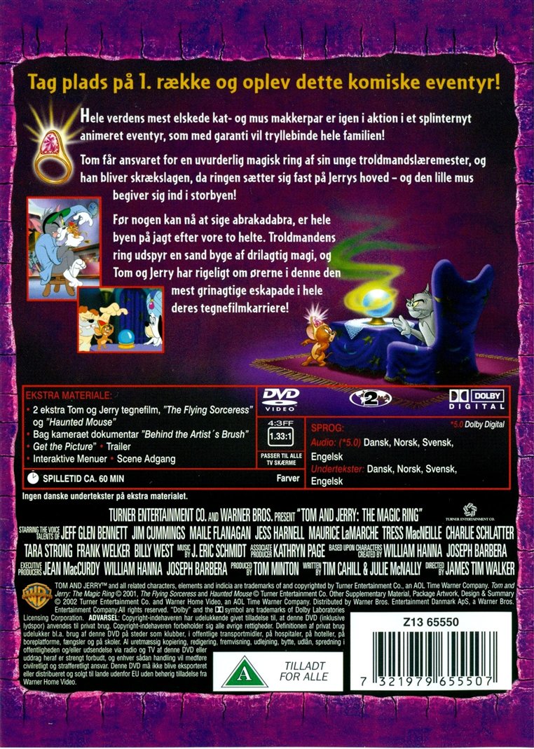 Tom & Jerry: Den Magiske Ring (DVD)