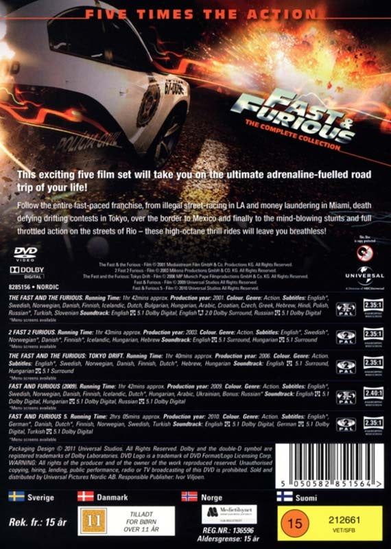Fast & Furious: The Complete Collection (DVD)