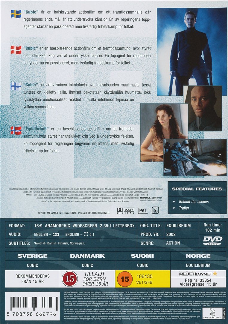 Equilibrium (DVD)